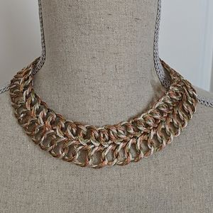 Artisan Copper Gold and Silver Wire Rope N…